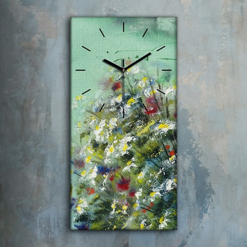 Horloge murale sur - , toile