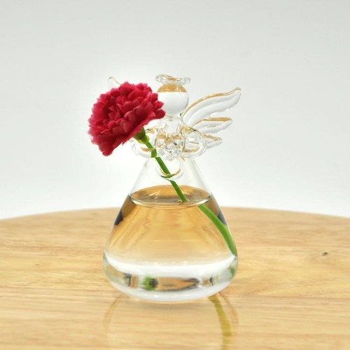 Vase fleurs verre - vase, en